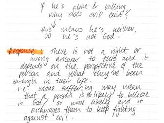 RE Theme C: Existence of God and Revelation AQA