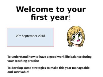 Work life balance for the new teacher