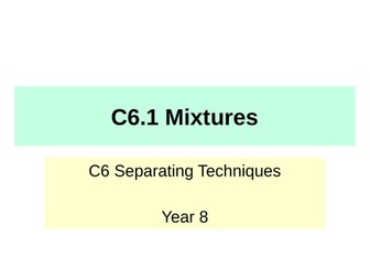 Activate KS3 Science - C6 Separation Techniques