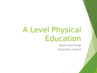 AQA A Level PE - Aggression