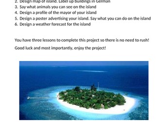 Year seven island project