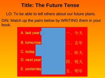 The Future Tense '要'