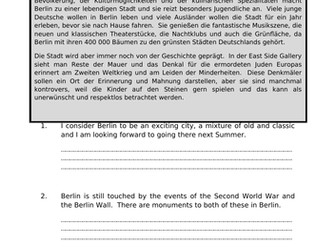 Das Berliner Kulturleben - translation into German