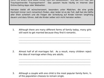 Familie im Wandel - translation into German