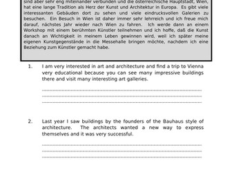 Kunst und Architektur - translation into German