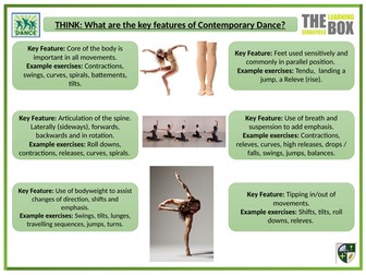 key features of contemporary dance