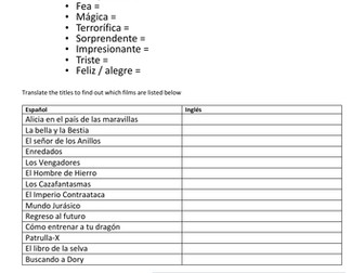 Spanish film reviews