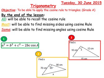 Cosine Rule