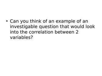 Edexcel A Level Biology B Statistics Lesson 3 - Spearman's rank