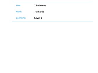 Chemistry Unit 4 - Chemical Changes