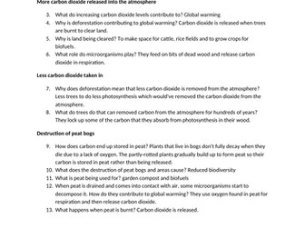 Topic 7 Land use and deforestation AQA trilogy