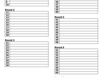 French end of year quiz