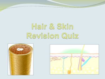 Hair, skin and hair growth quiz