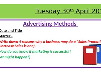 Component 3 Tech Award Advertising Methods