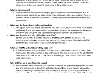 AQA GCSE History Cold War