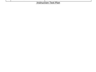 Instruction Text Planning Sheet