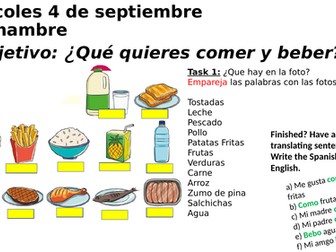 Claro 2 - Unit 1 resource - Dieta y salud