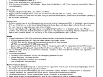 AQA A Level Geography Global Systems and Governance case studies