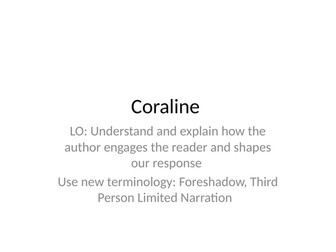 Coraline lesson 1