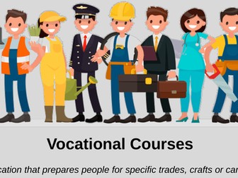 Vocational Careers - Word Fit Activity
