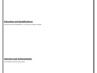 Employability Skills and CV Writing Citizenship Day Lesson Bundle