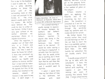 Year 7 introductory unit lesson 6: Writing P.E.E paragraphs