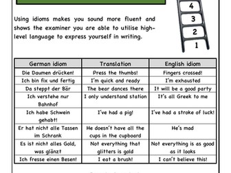 German Idioms