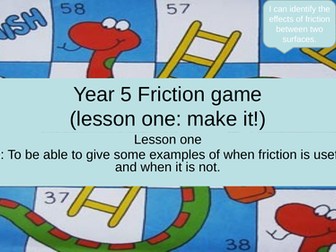 Friction game