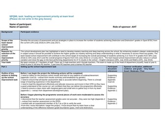 NPQML Successful Submission