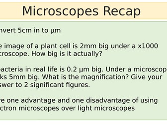 Microscopes Field of View