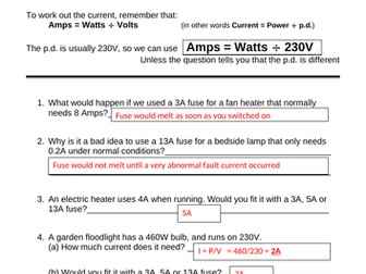 Choosing Fuses - questions