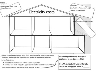 Calculating kiloWatt-hours lesson