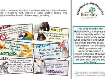 Child-Friendly Anti-Bullying Policy