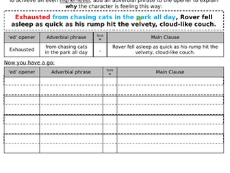 Writing Scaffolds Bumper Pack - KS2