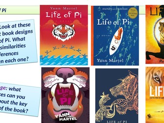 Life of Pi by Yann Martel - full scheme of work - A-Level comparative coursework