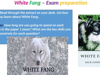 AQA Language Paper 1 - White Fang and Tutankhamun walk-through (4 lessons)