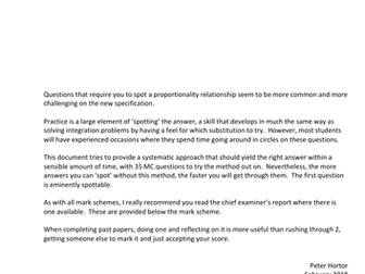 Proportionality Qs in A Level Physics