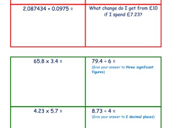 Revision Arithmetic Mixed Questions