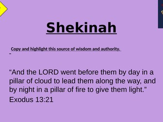 Shekinah - Judaism the presence of God