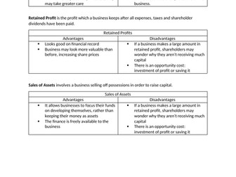 Edexcel AS/A Level Business - Theme 2 Notes