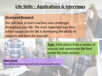 Application and Interview Skills