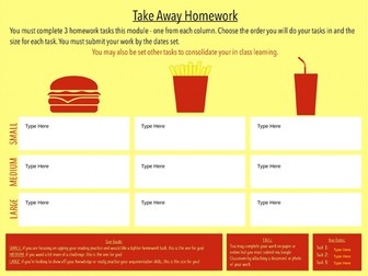Template: TakeAway Homework - Burger Bar Graphic