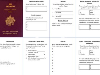 GCSE First lesson back