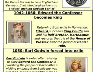 GCSE Edexcel Anglo-Saxons & Normans Timeline