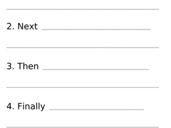 Outdoor Writing Activity - Differentiated