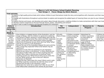 Beegu Year 2 Planning