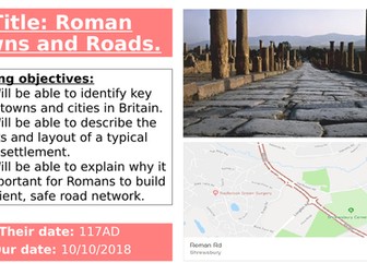 Roman Roads Ofsted Outstanding Lesson