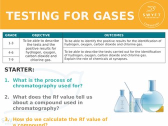 NEW AQA GCSE (2016) Chemistry  - Testing for gases