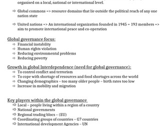 A-level Geography - GS&G