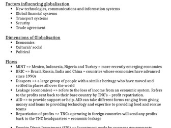Global System & Governance glossary